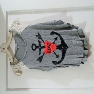 Charlotte Russe size medium gray tank top